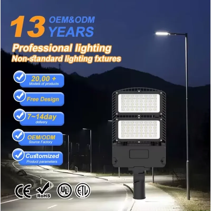 Outdoor Lighting Pole - إضاءة LED خارجية بالجملة للشوارع والطرق،