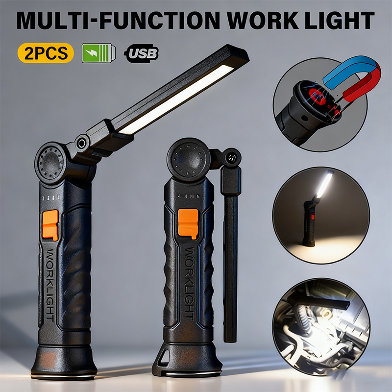Outdoor Lighting Types - المحمولة COB مصباح ليد جيب USB