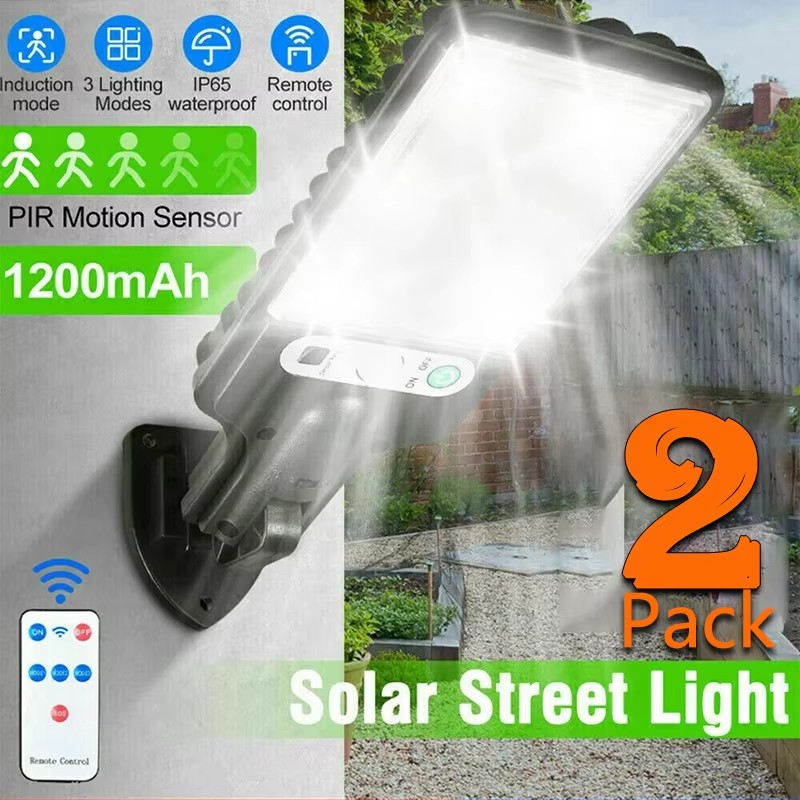 Outdoor Lighting Lamps - أضواء حديقة شمسية خارجية مع مستشعر