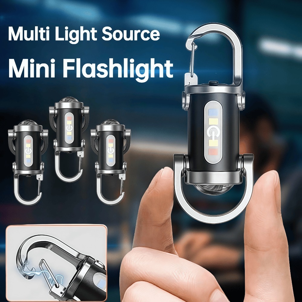 Outdoor Lighting Rechargeable - مصباح محمول صغير للمفاتيح قابل لإعادة
