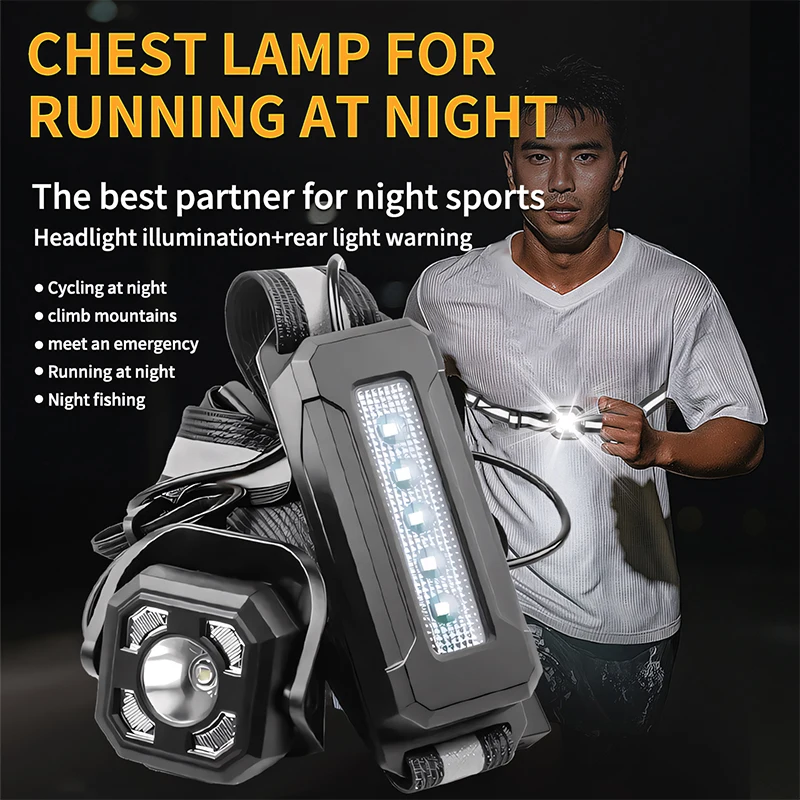 Outdoor Lighting Rechargeable - LED ضوء الليل لتشغيل الرياضة في