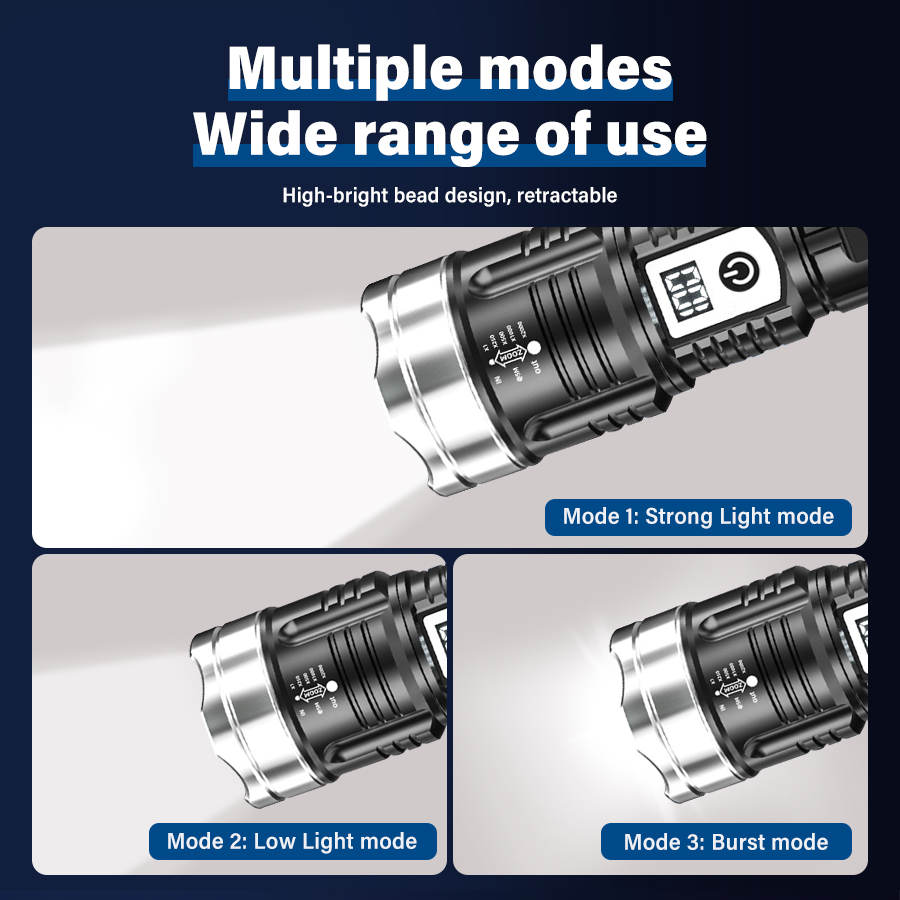 عالية الطاقة 200000LM مصباح لي - مراجعة Outdoor Lighting Types وسعره