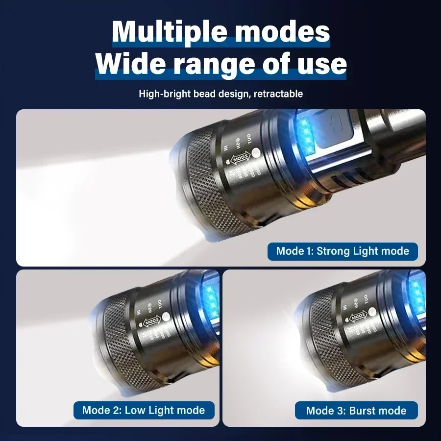 مصباح LED فائق السطوع مصباح يد - مراجعة Outdoor Lighting Rechargeable وسعره