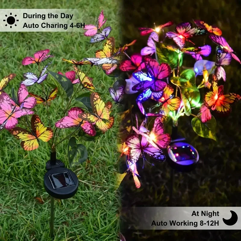 أضواء حديقة الفراشة LED بالطاق - مراجعة Outdoor Lighting Gazebo وسعره