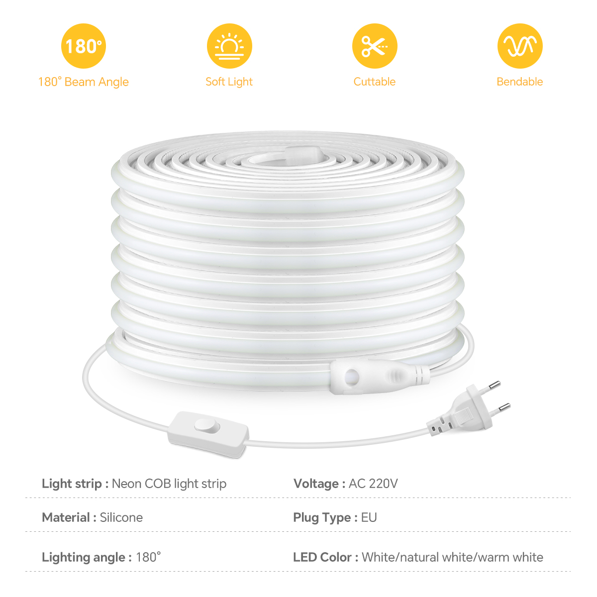 220 فولت COB Led قطاع عالية ال - مراجعة Outdoor Lighting Gazebo وسعره