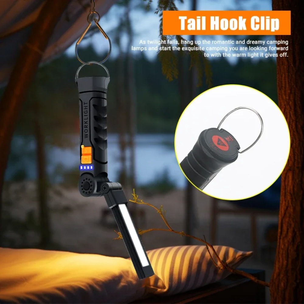 مصباح يدوي COB LED محمول USB ق - مراجعة Outdoor Lighting Types وسعره
