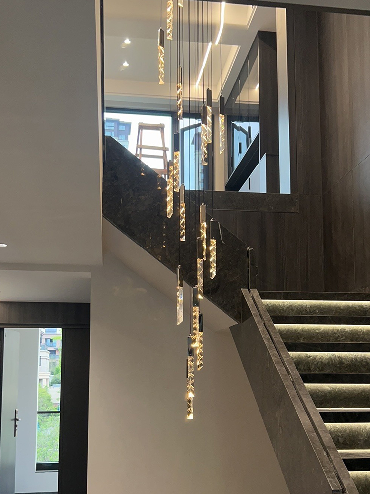 مصباح قلادة كريستال لامع حديث  - مراجعة Outdoor Lighting Pendant وسعره