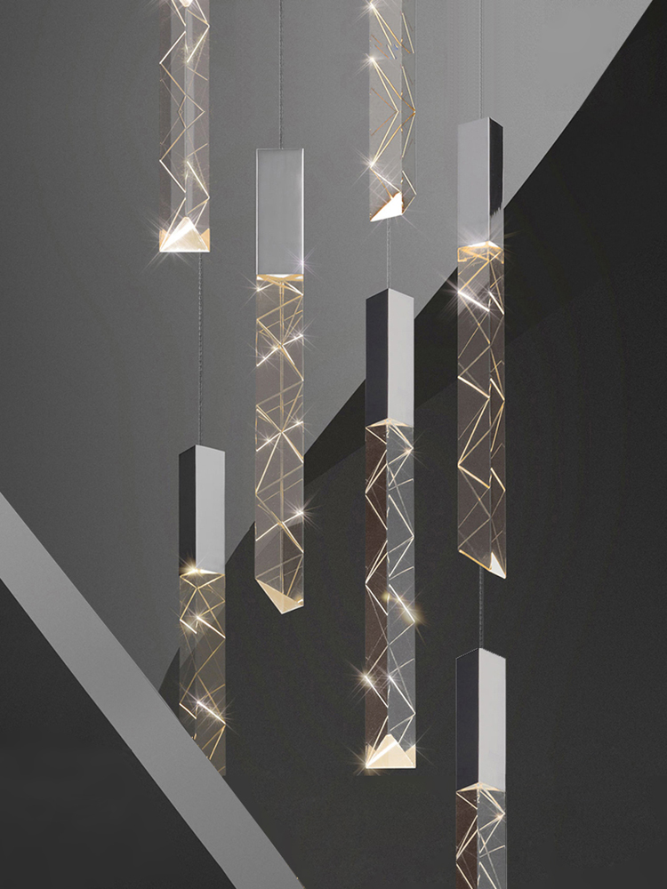 مصباح قلادة كريستال لامع حديث  - مراجعة Outdoor Lighting Pendant وسعره
