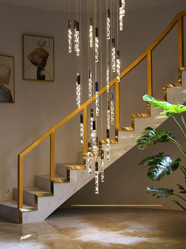 مصباح قلادة كريستال لامع حديث  - مراجعة Outdoor Lighting Pendant وسعره