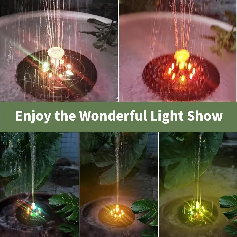 مصباح حبر LED دوار شمسي ، 7 أل - مراجعة Outdoor Lighting Gazebo وسعره