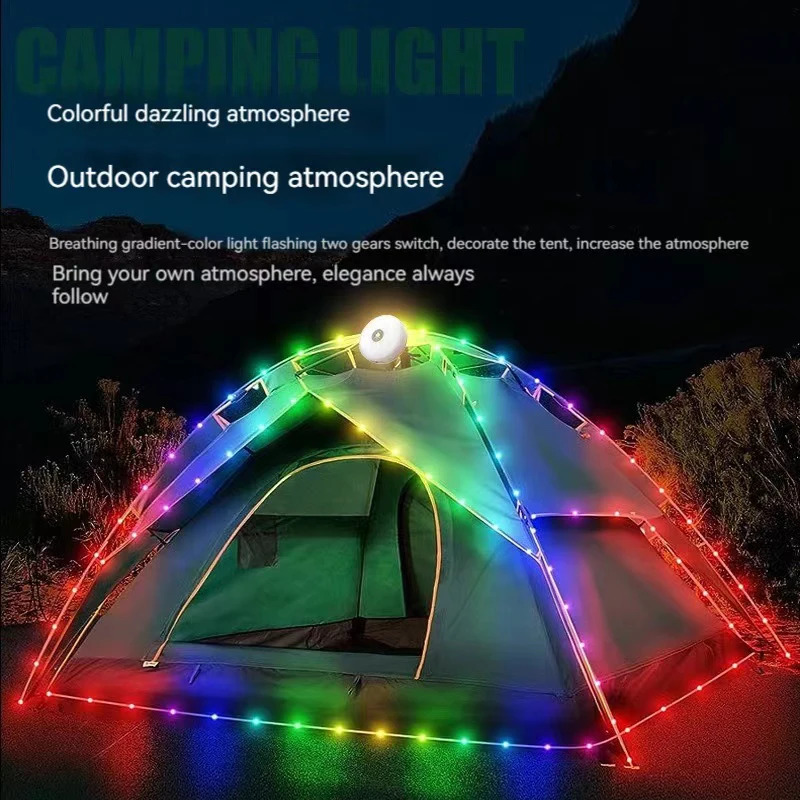 10 متر جو LED التخييم ضوء USB  - مراجعة Outdoor Lighting Rechargeable وسعره