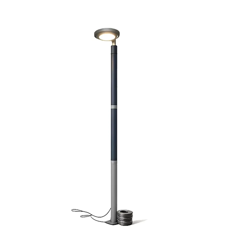 مصباح حديقة LED مع عمود فولاذي - مراجعة Outdoor Lighting Pole وسعره