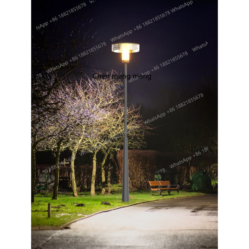في الهواء الطلق الحديثة بسيطة  - مراجعة Outdoor Lighting Pole وسعره