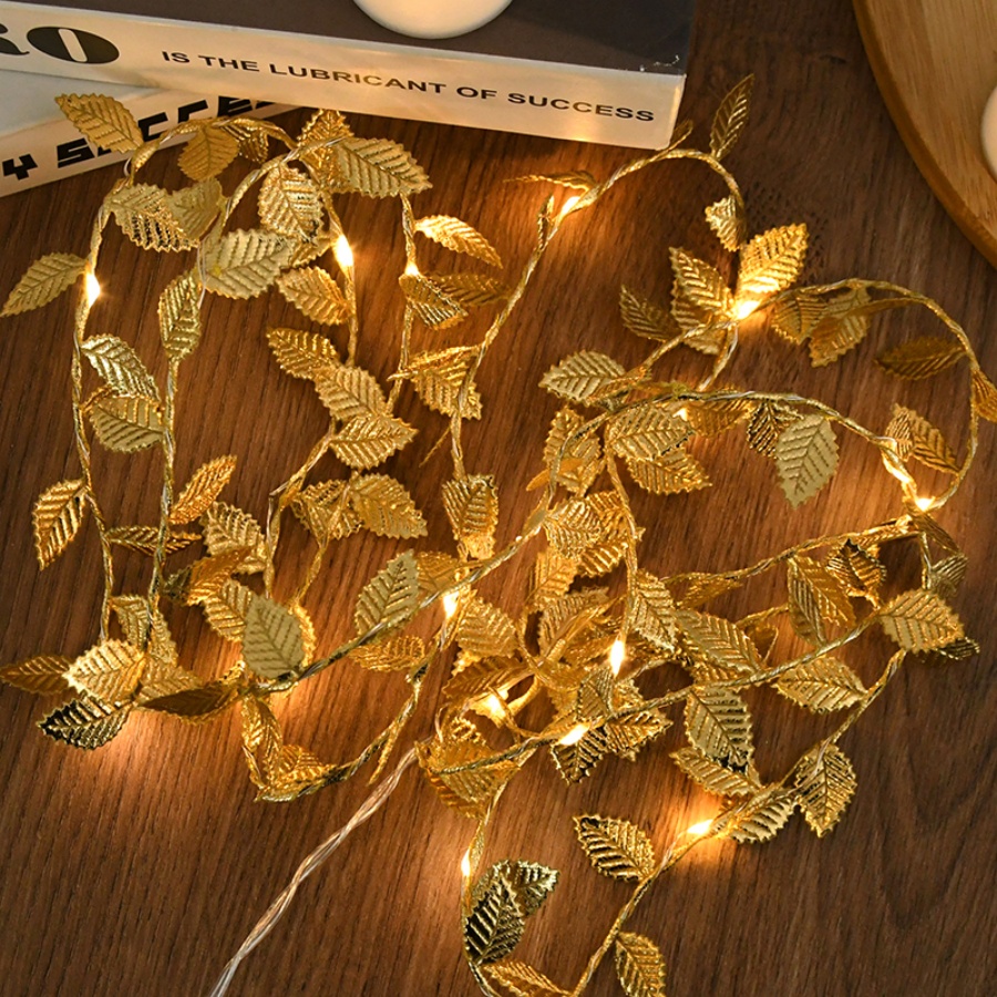أضواء زينة على شكل أوراق ذهبية - مراجعة Lighting Wedding Outdoor وسعره