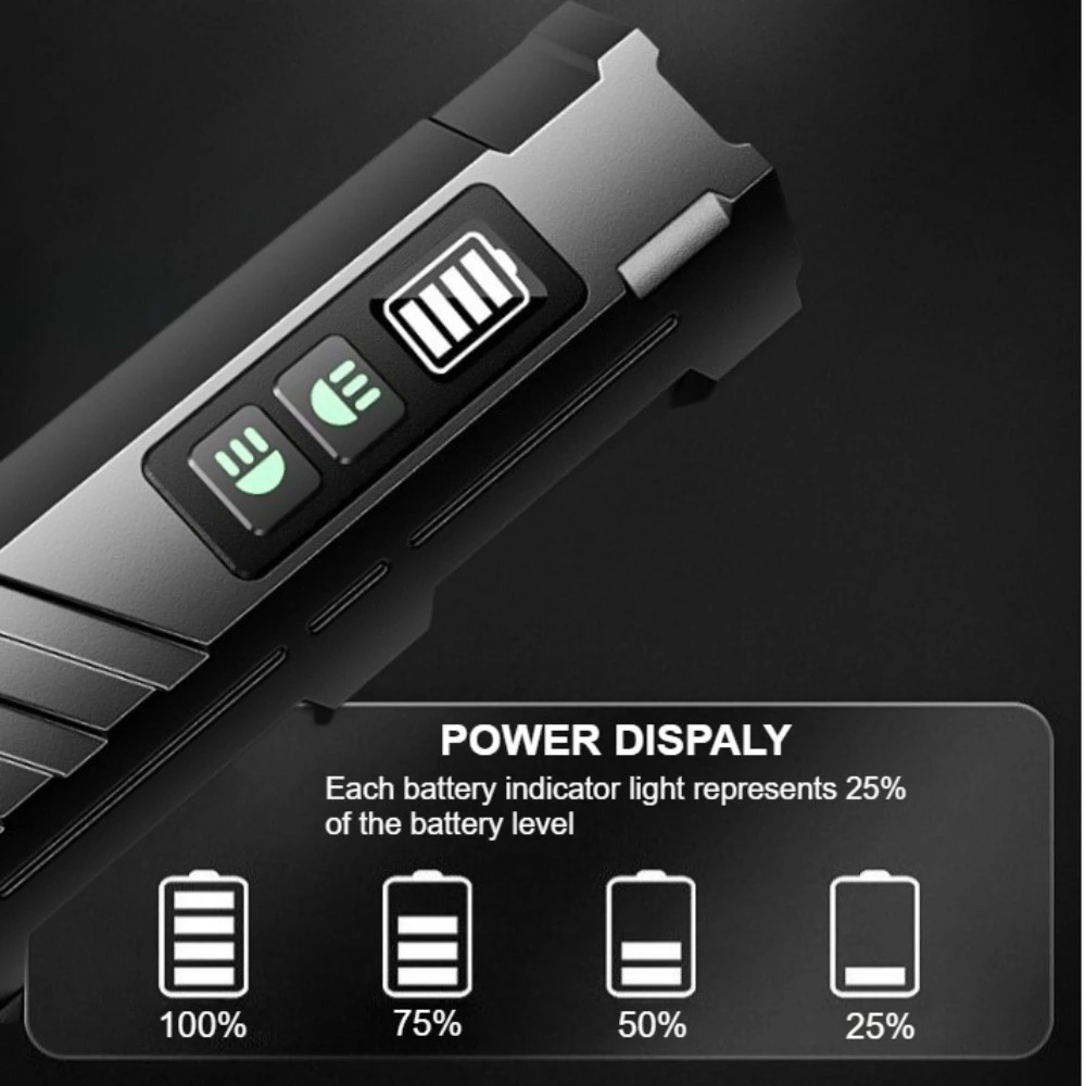 مصباح يدوي LED متعدد الوظائف ق - مراجعة Outdoor Lighting Rechargeable وسعره