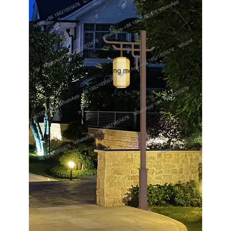 L6080 ضوء القطب الشمسي في الهو - مراجعة Outdoor Lighting Pole وسعره