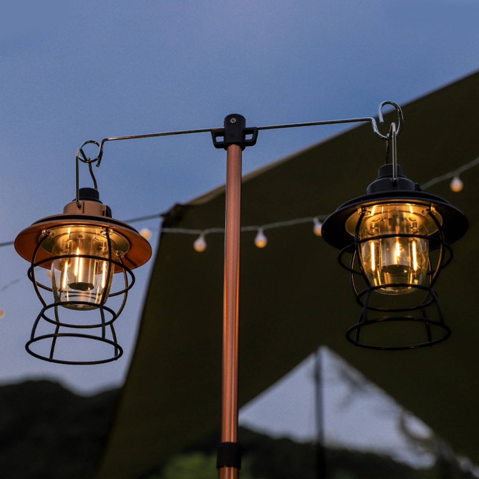 حامل ثلاثي القوائم مع خطافات،  - مراجعة Outdoor Lighting Pole وسعره