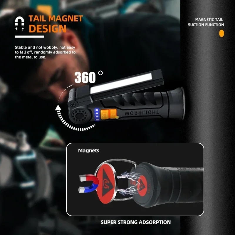 أضواء البحث LED COB المحمولة م - مراجعة Outdoor Lighting Rechargeable وسعره