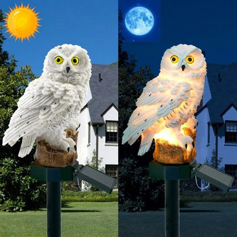 تمثال بومة يعمل بالطاقة الشمسي - مراجعة Outdoor Lighting Gazebo وسعره