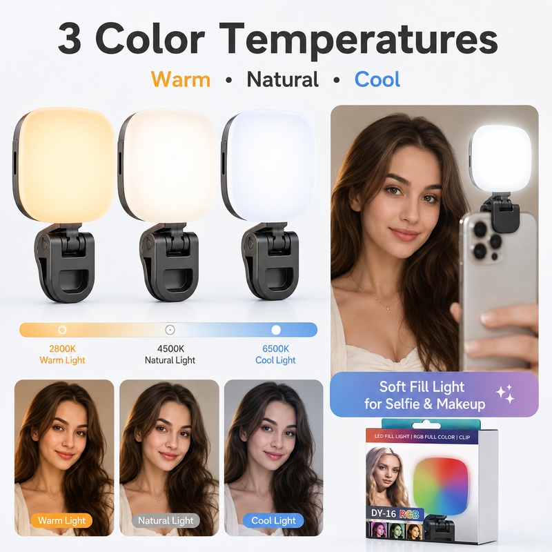 مصباح إضاءة LED محمول RGB للتص - مراجعة Outdoor Lighting In Photography وسعره