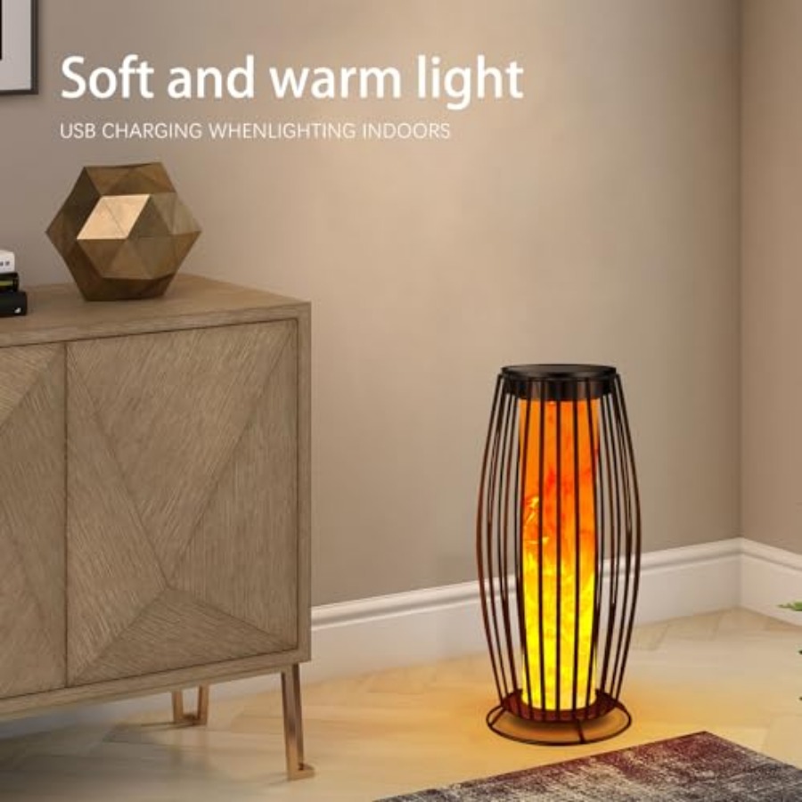 مصباح أرضي شمسي خارجي بتأثير ا - مراجعة Outdoor Lighting Lamps وسعره