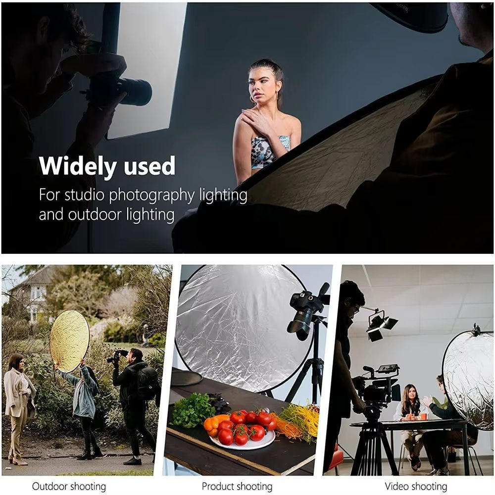 عاكس ضوء محمول قابل للطي 5 في  - مراجعة Outdoor Lighting In Photography وسعره