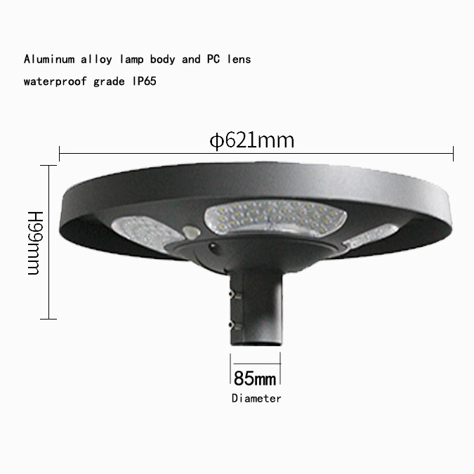 مصباح حديقة شمسي LED مقاوم للم - مراجعة Outdoor Lighting Pole وسعره