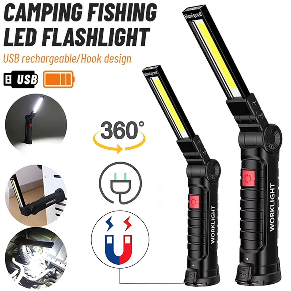 LED COB مصباح يدوي USB مصباح ف - مراجعة Outdoor Lighting Types وسعره