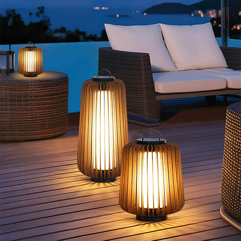 مصباح أرضي مضيء للساحات يعمل ب - مراجعة Outdoor Lighting Lamps وسعره