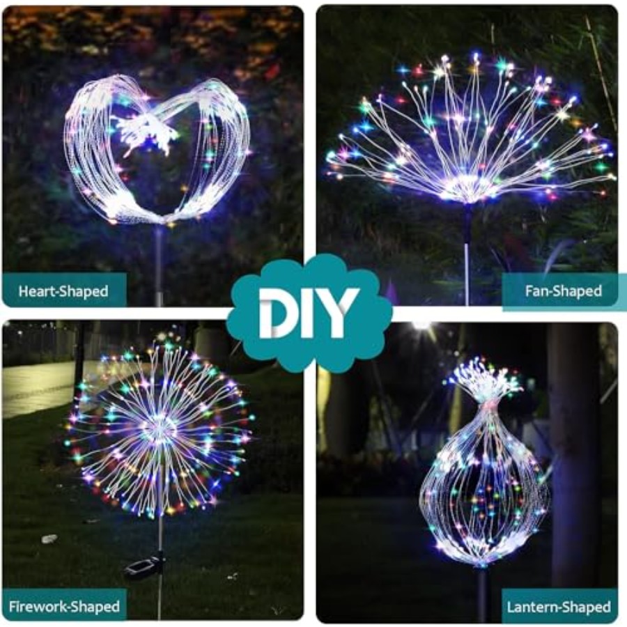 أضواء الألعاب النارية الشمسية، - مراجعة Lighting Wedding Outdoor وسعره